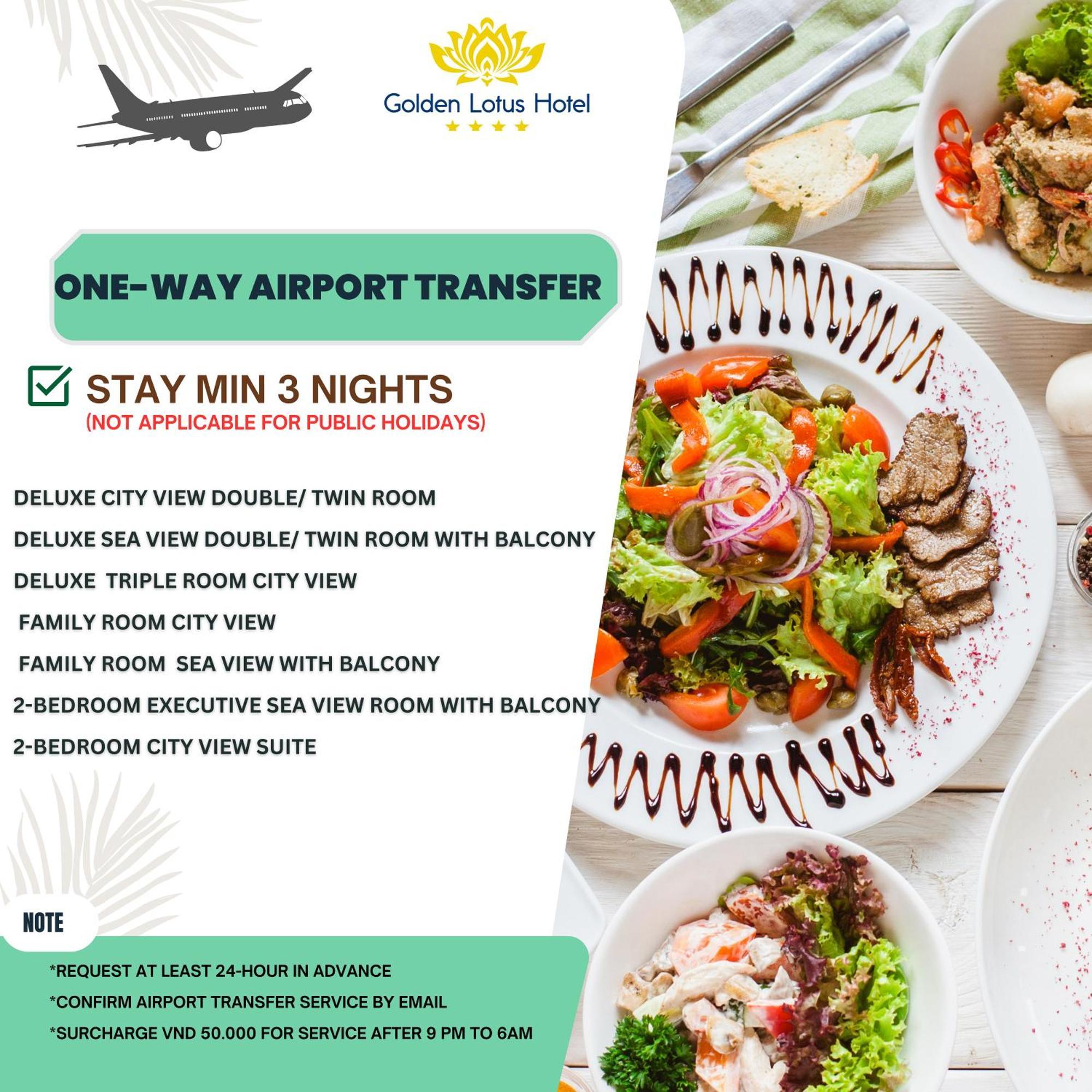 Golden Lotus Hotel Da Nang - Rooftop Bar Sea View Екстериор снимка